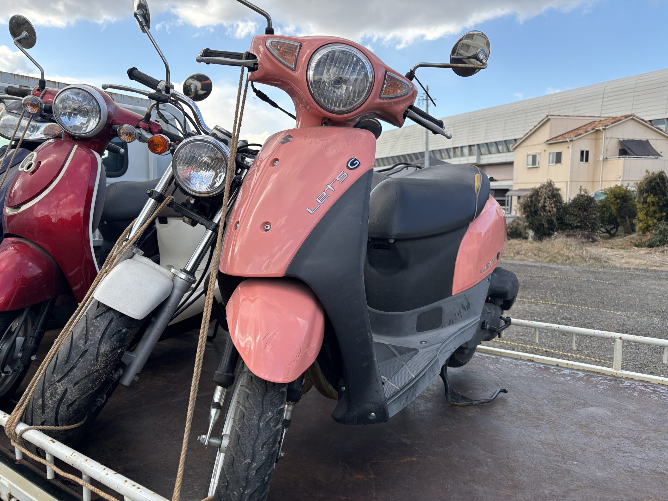 豊田市貝津町　スズキ　50CCバイク　lets